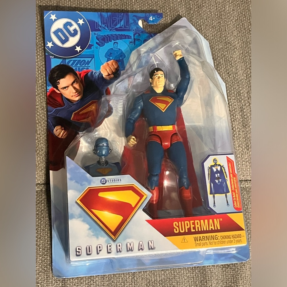 Spin Master DC Comics 2025 Superman Movie SUPERMAN 6" Action Figure BRAND NEW!!